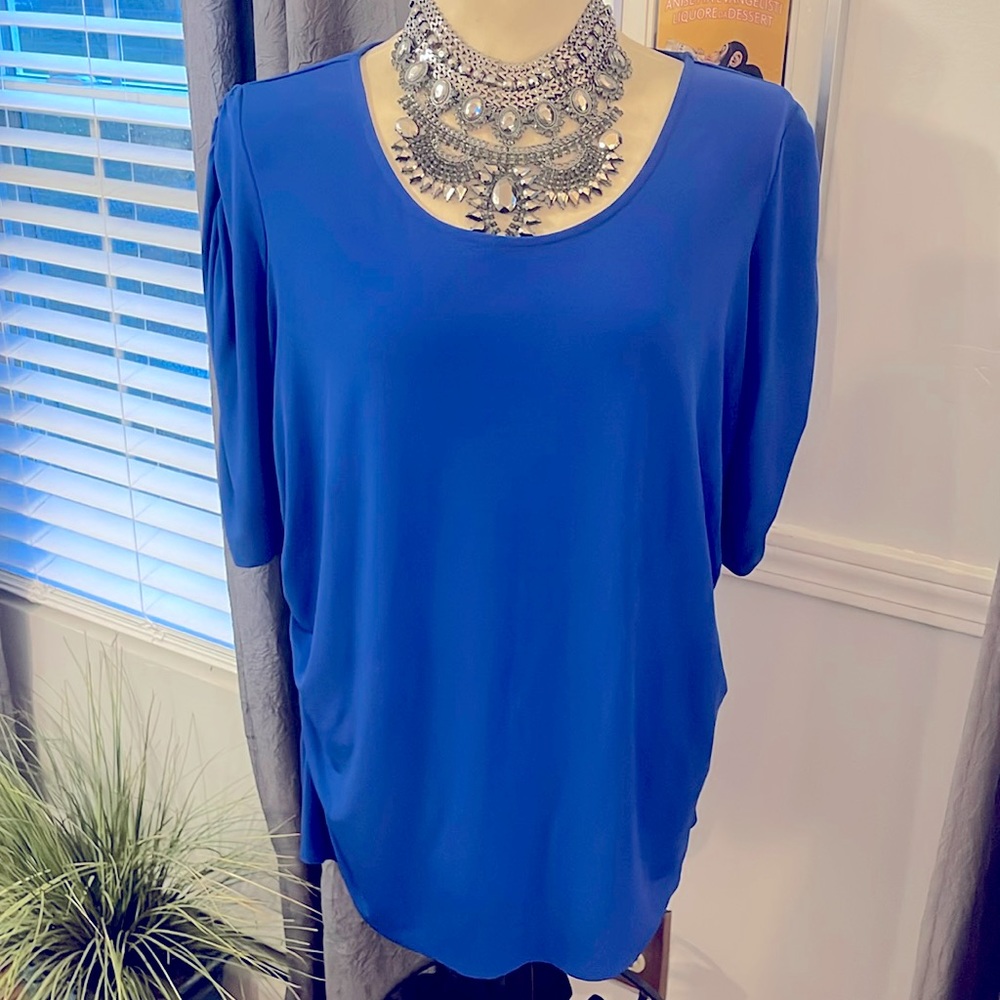 Dana Buckman - Women’s 1X - Blue Blouse